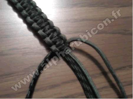 Contrôle de la longueur de la ceinture avant la seconde passe