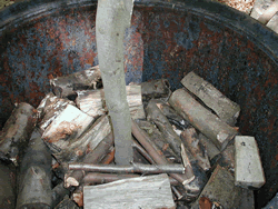 Fabrication du charbon de bois par Claude Schosseler : photo 8