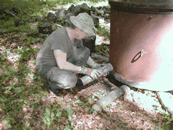 Fabrication du charbon de bois par Claude Schosseler : photo 13